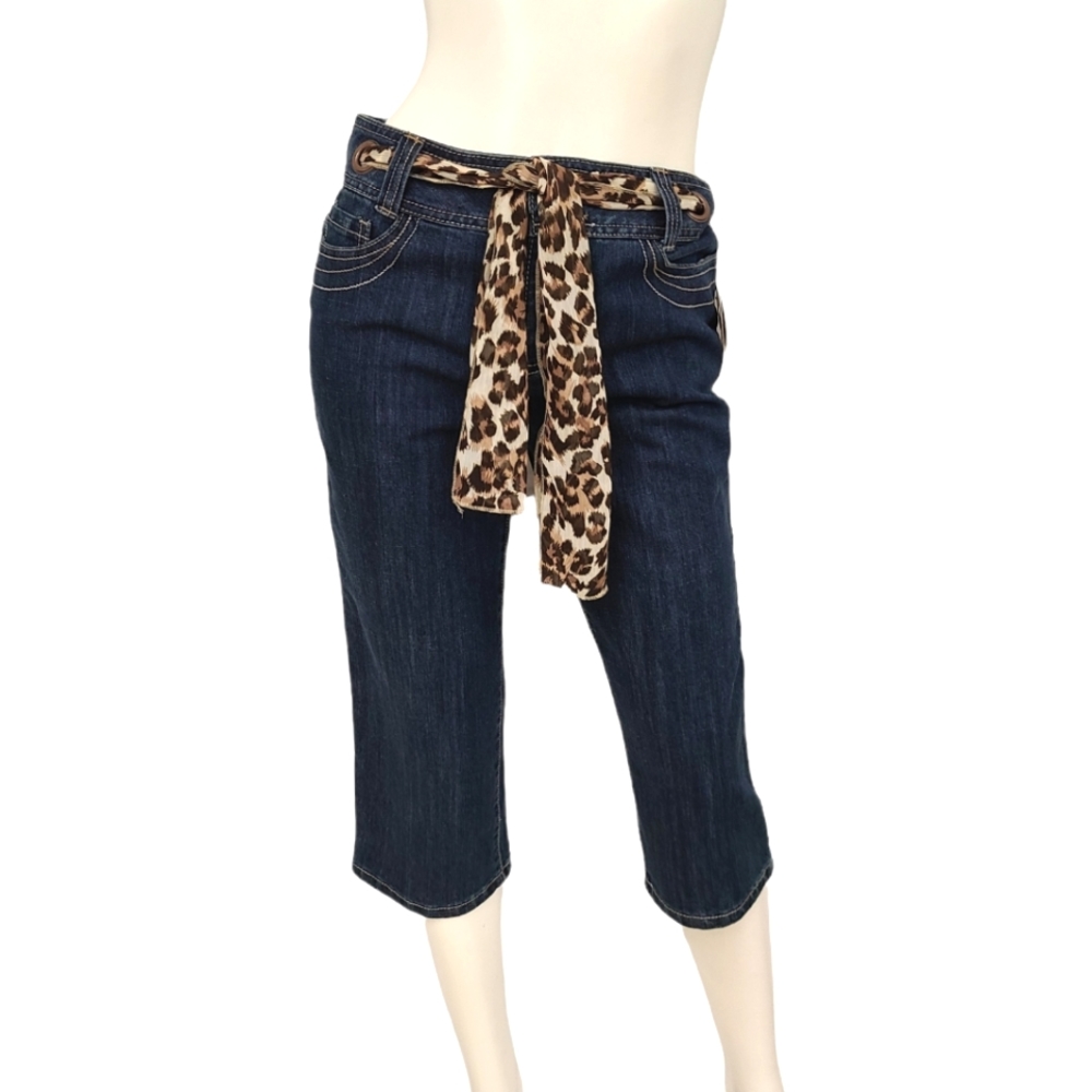 New with Tags Christopher & Banks Jean Capri Pants Size 4 - Picture 2 of 8